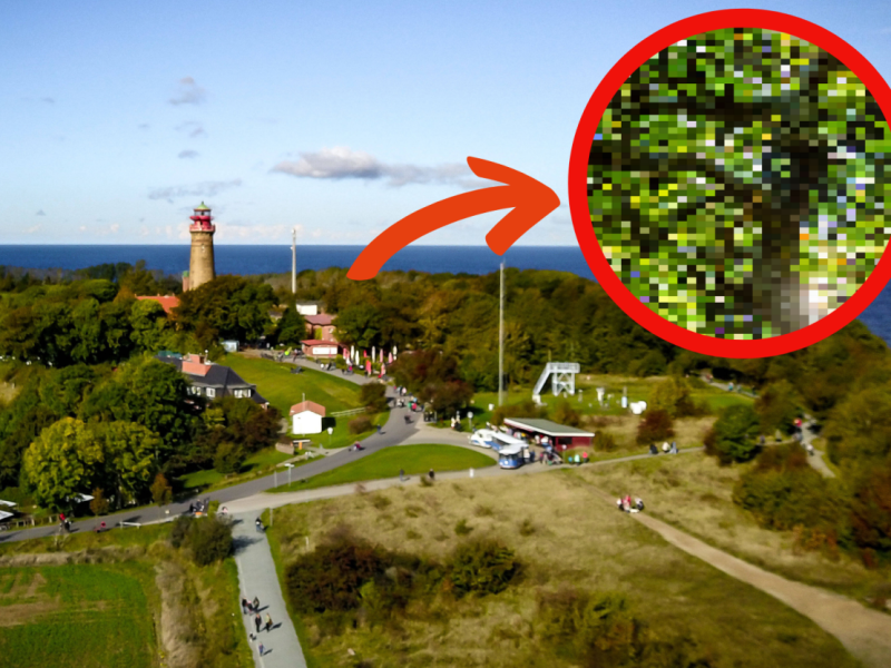 Verstecker Ort auf Rügen