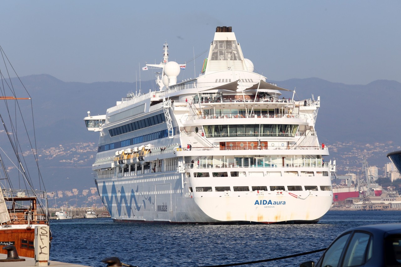 Was die Crew auf der „Aida Aura“ kürzlich zu sehen bekam, löste große Faszination aus (Symbolbild).