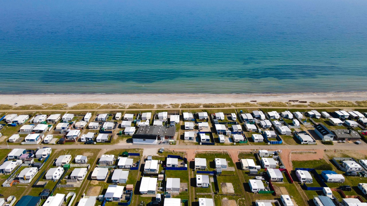 Ein Campingplatz in Damp an der Ostsee