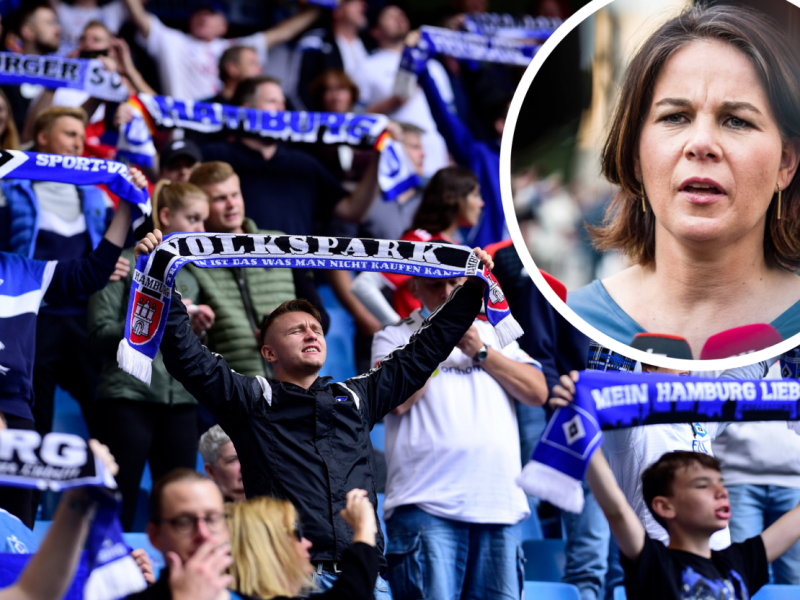 HSV Fan Annalena Baerbock Werder Bremen Hamburger SV Bundestagswahl Kanzlerkandiatin