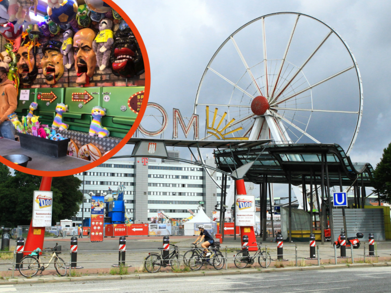 Hamburg Dom Heiligengeistfeld St. Pauli Sweet Bus Corona Geimpfte Schausteller Test