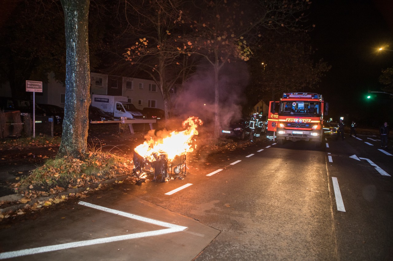 Ein Brand in Hamburg am Samstagabend.