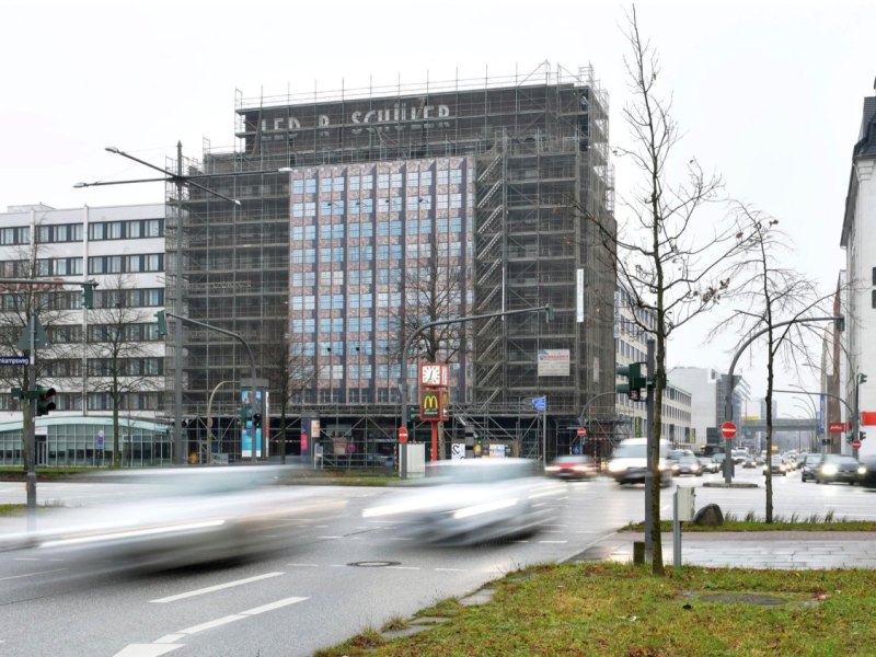 Hamburg Kontorhaus Hammerbrook Leder-Schüler Denkmal Statik Keller