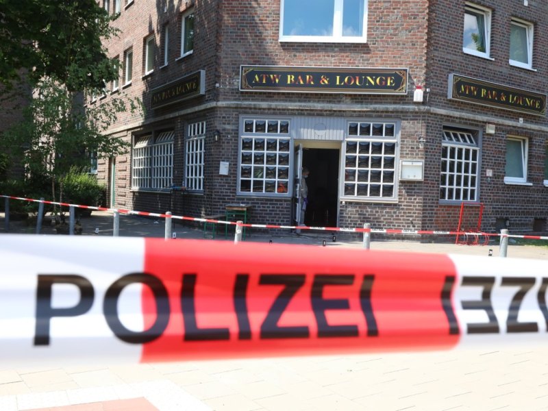 Hamburg Messerstecherei Polizei Flüchtiger Wandsbek Tondernstraße