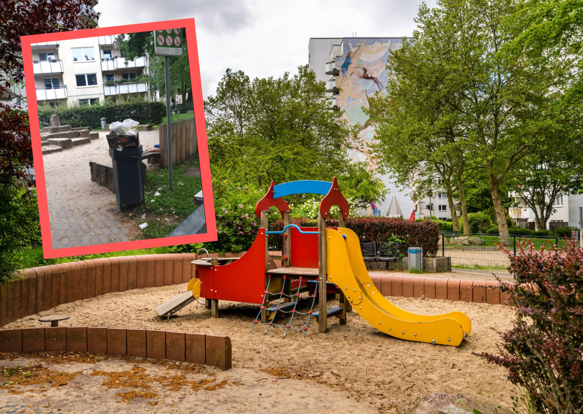 Hamburg Rothenburgsort Müll