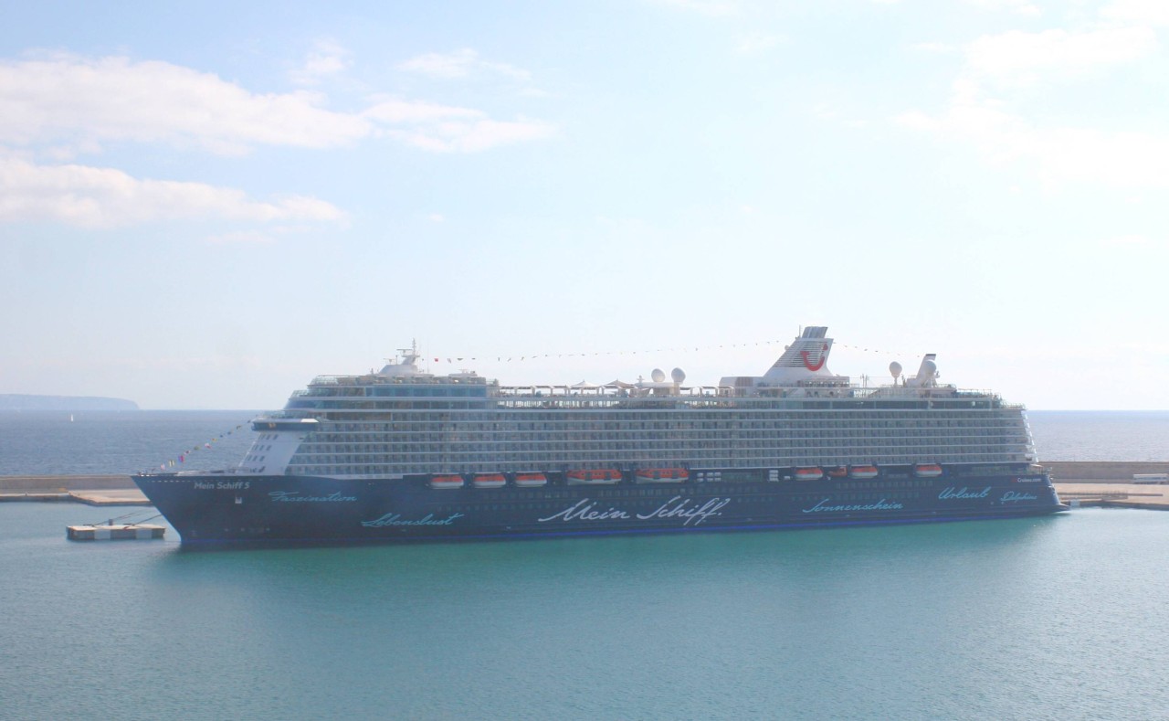 Hier liegt die Mein Schiff 5 vor Palma de Mallorca, doch das ist Jahre her.