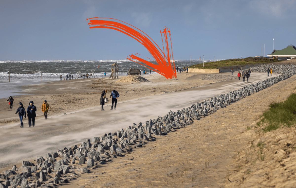 Norderney Dünen Müllsammeln