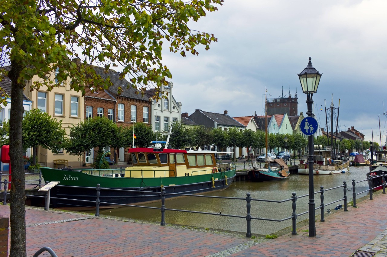 Der alte Hafen in Weener.