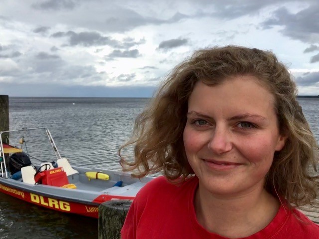 Patricia Schöntag ist Rettungsschwimmerin in Travemünde an der Ostsee. 