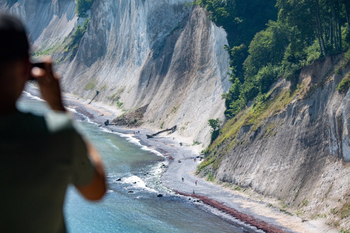 Rügen Königsstuhl Königsweg Wahrzeichen Attraktion Kreidefelsen Jasmund Ostsee Urlaub