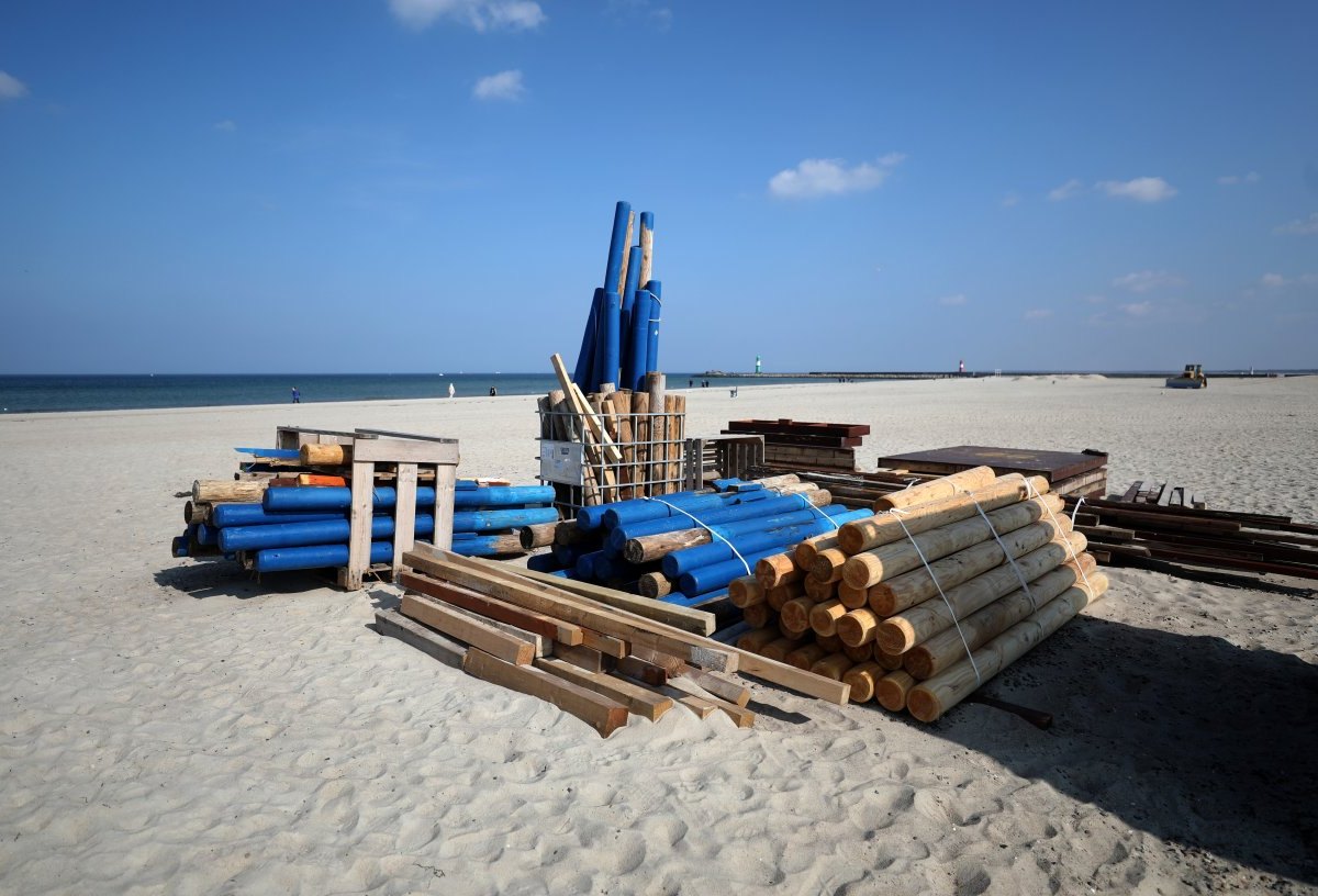 Strand Warnemünde Ostsee Mecklenburg-Vorpommern Oase