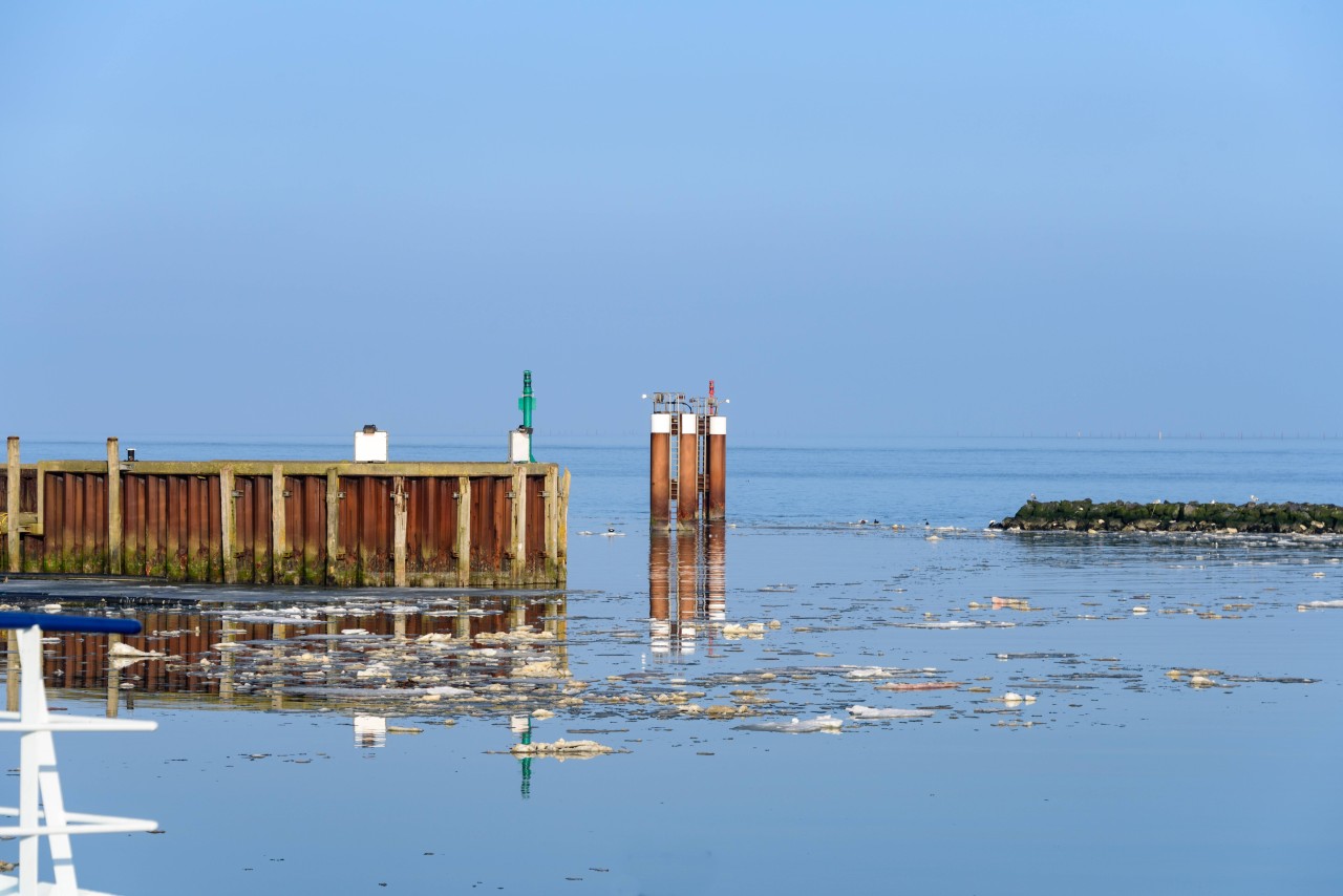 Sylt: Einfahrt des Hörnumer Hafen.