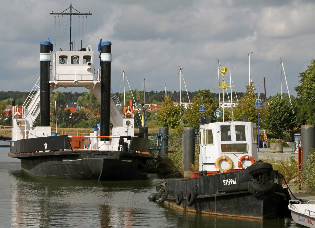 Usedom Steppke Wolgast Hafen Ostsee Insel Schiff