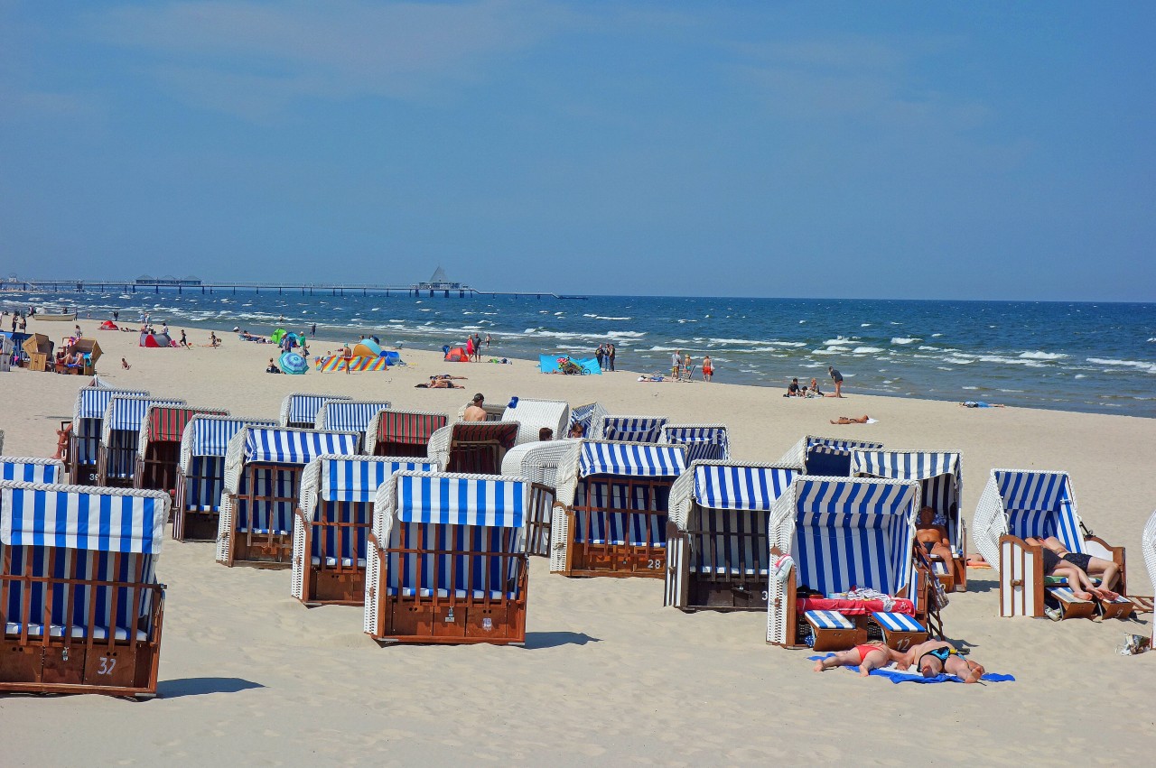 Strandkörbe auf der Ostsee-Insel Usedom