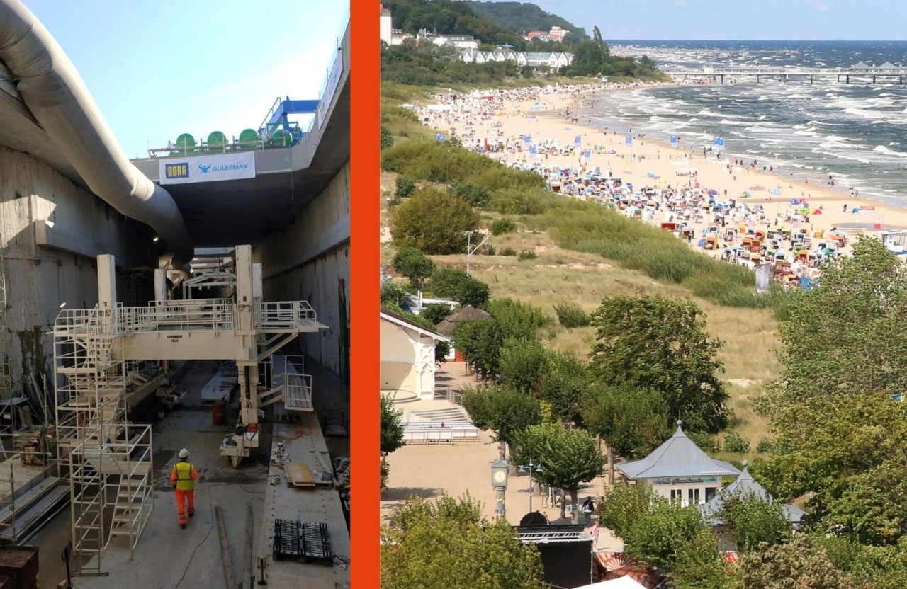 Auf Usedom wird aktuell an einem gewaltigen Bauprojekt gearbeitet.