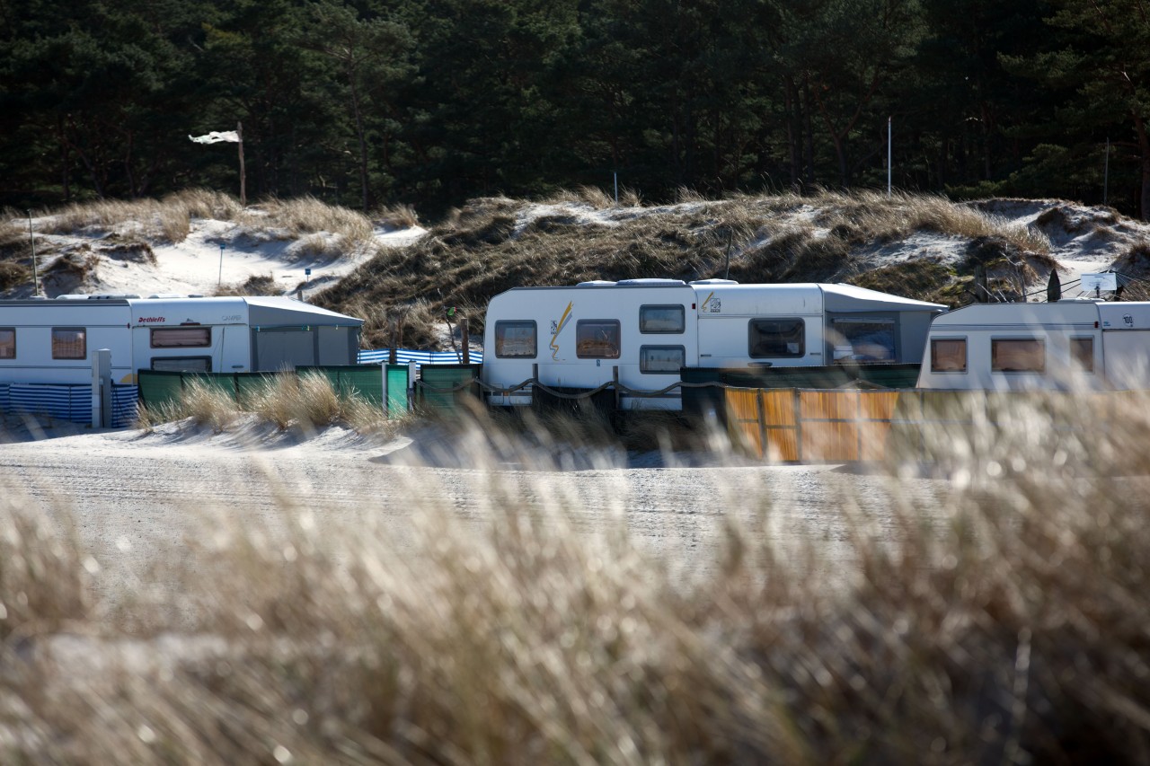 Camping an der Ostsee.