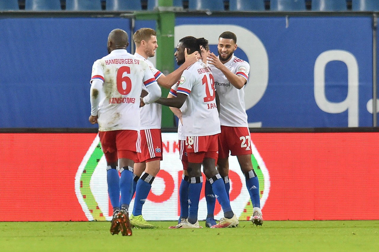 Gleich fünf Mal durfte der HSV jubeln.