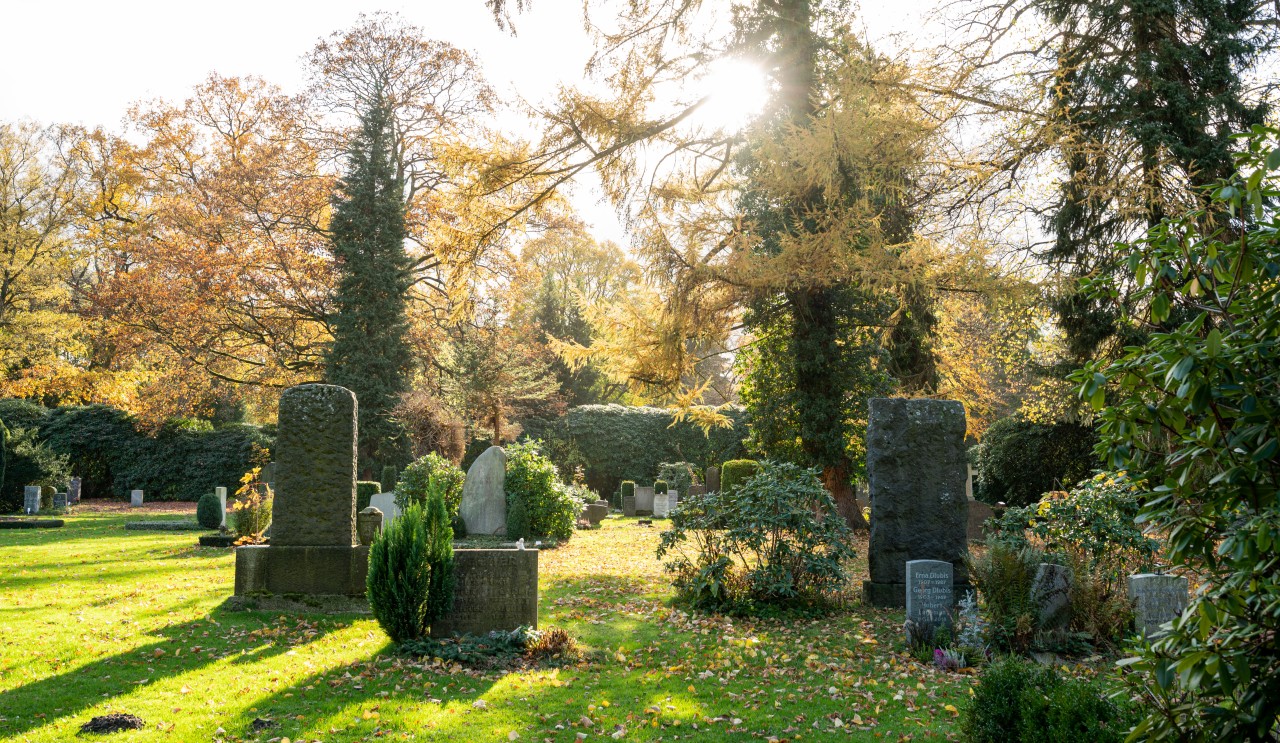 Der Friedhof Ohlsdorf in Hamburg.