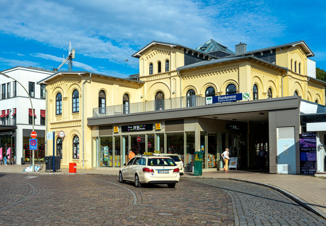 Der Bahnhof von Hamburg-Blankenese