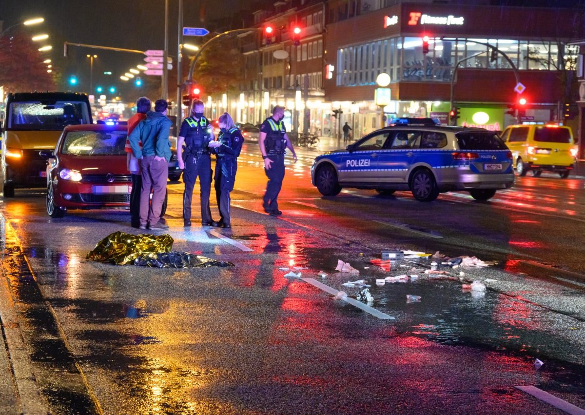 Hamburg Eilbek Wandsbeker Chaussee Polizei Krankenhaus Unfall