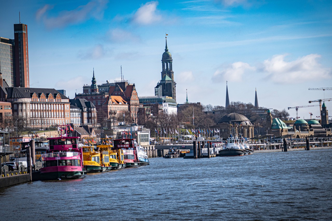 Der Hafen von Hamburg: Von hier war die „Europa“ gestartet