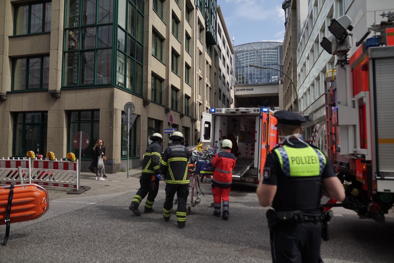 Der Verletzte wurde in ein Krankenhaus in St. Georg gebracht