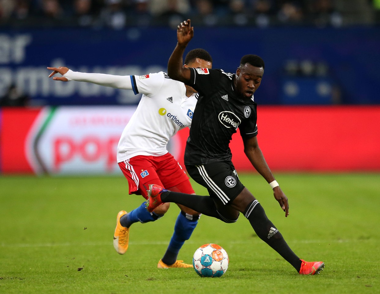 Meldete sich nach dem Spiel gegen den HSV zu Wort: Khaled Narey (rechts)