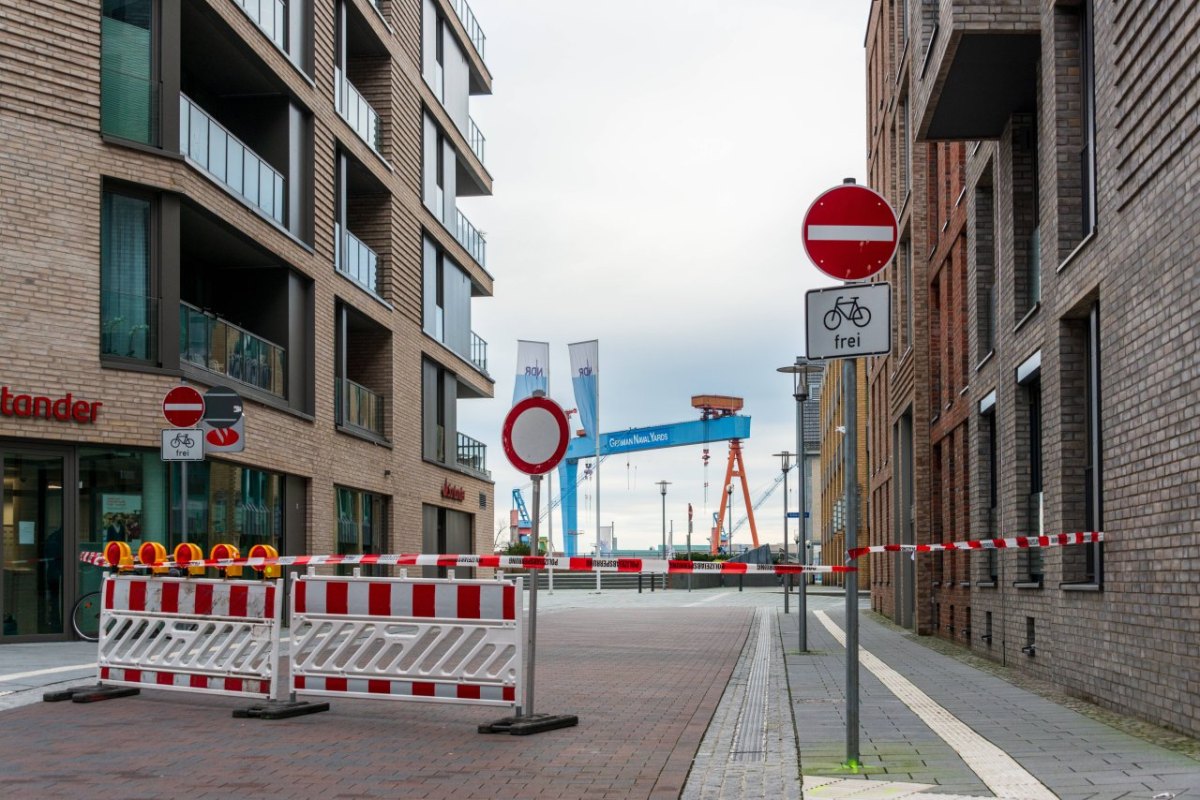 Kiel Schlossquartier Hafen Schleswig-Holstein Wohnungen Baustelle Fußgängerzone