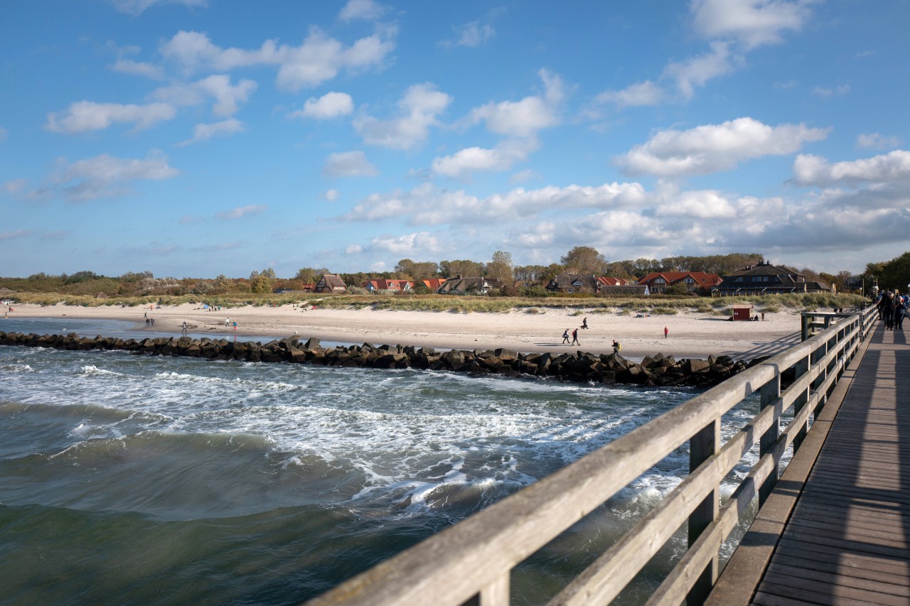 Blick auf den Strand von Wustrow