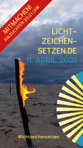 Mit „Licht-Zeichen setzen“ wollen die Verantwortlichen ein Zeichen der gemeinsamen Zuversicht und für den Zusammenhalt aller von der Pandemie betroffenen Branchen auf allen Inseln, Halligen und dem Festland setzen