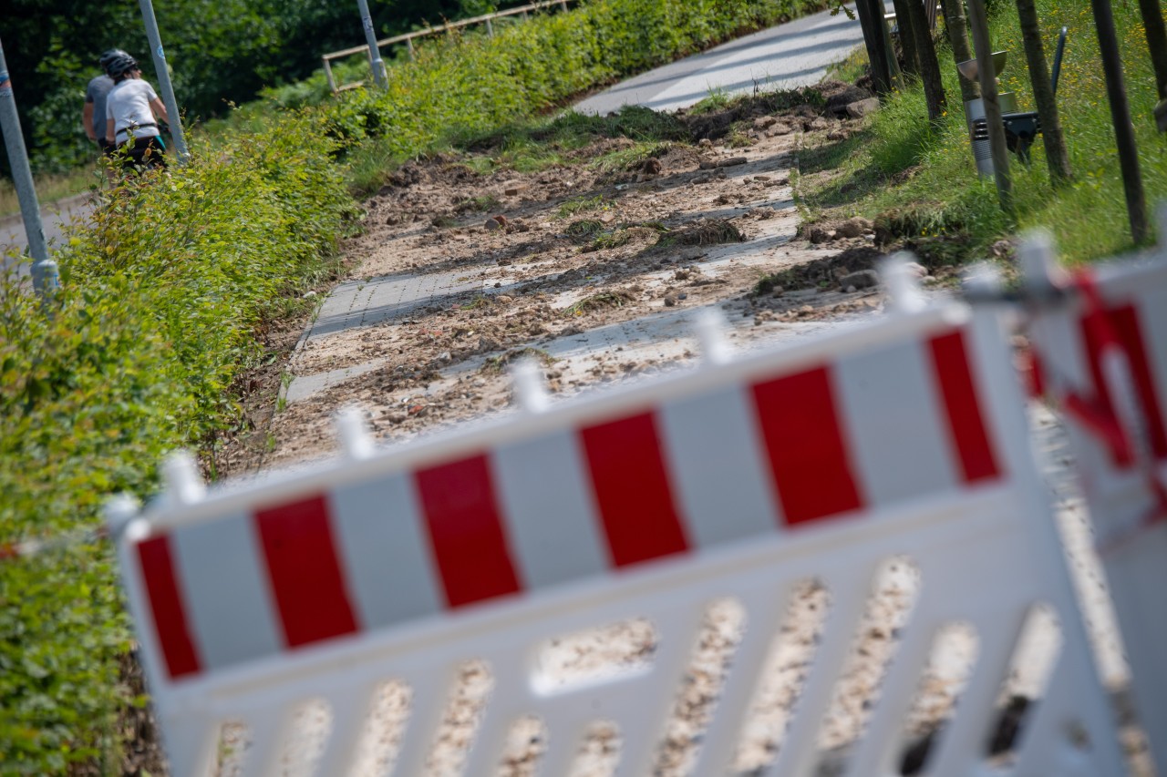 Auf der Insel Rügen kam es zu vereinzelten Erdrutschen. 