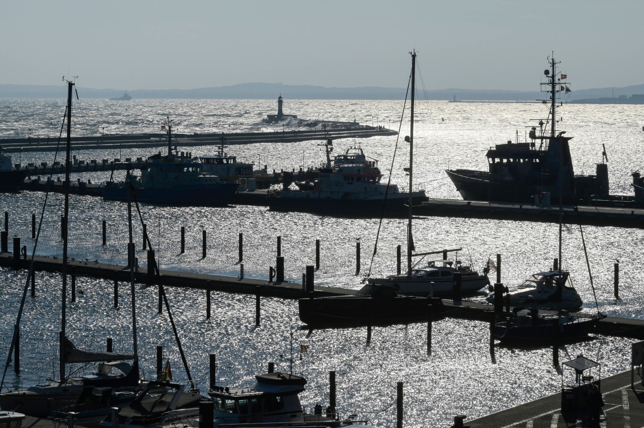 Der Hafen von Sassnitz auf Rügen