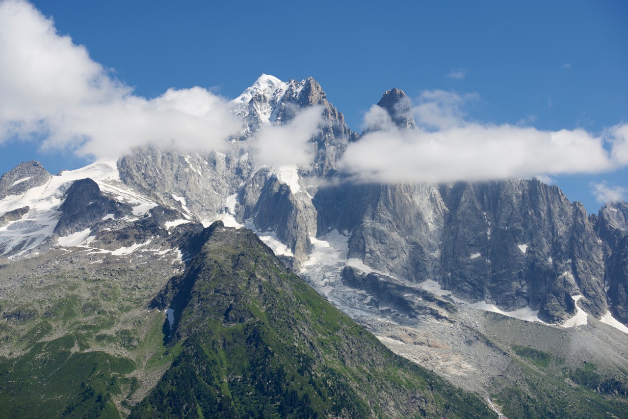 Das Mont-Blanc-Massiv