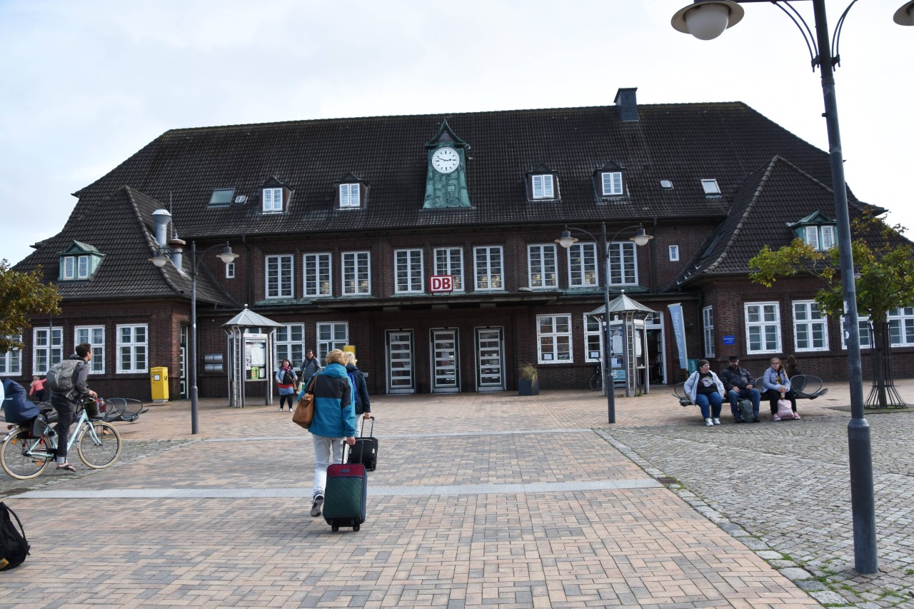 Der Bahnhof in Westerland auf Sylt.