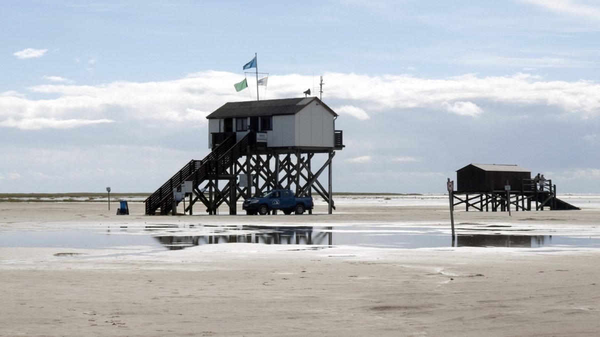 Der Strand von Sankt Peter-Ording.