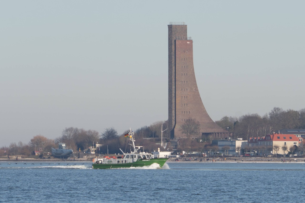 Die Fassade des Marine-Ehrenmals in Laboe bröckelt.