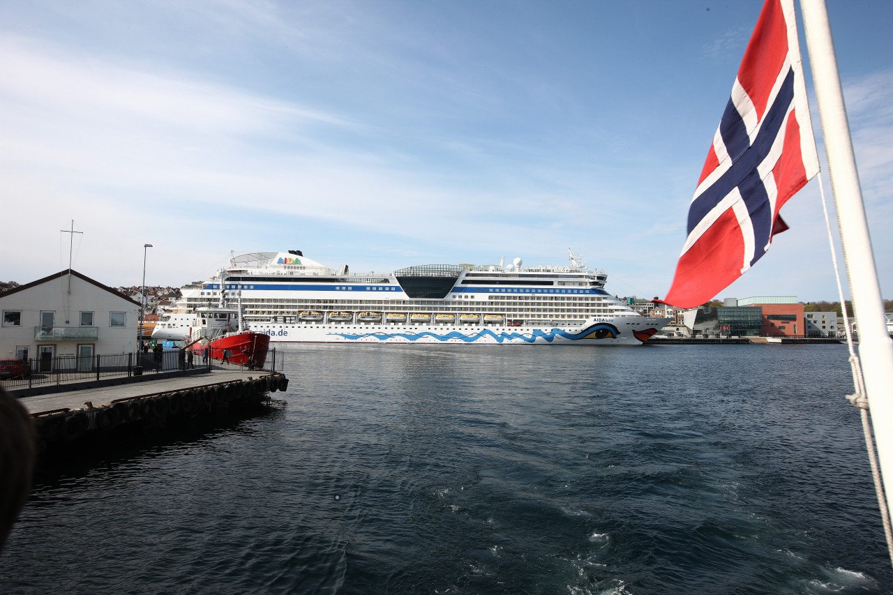 Die „Aida Luna“ in Oslo. 