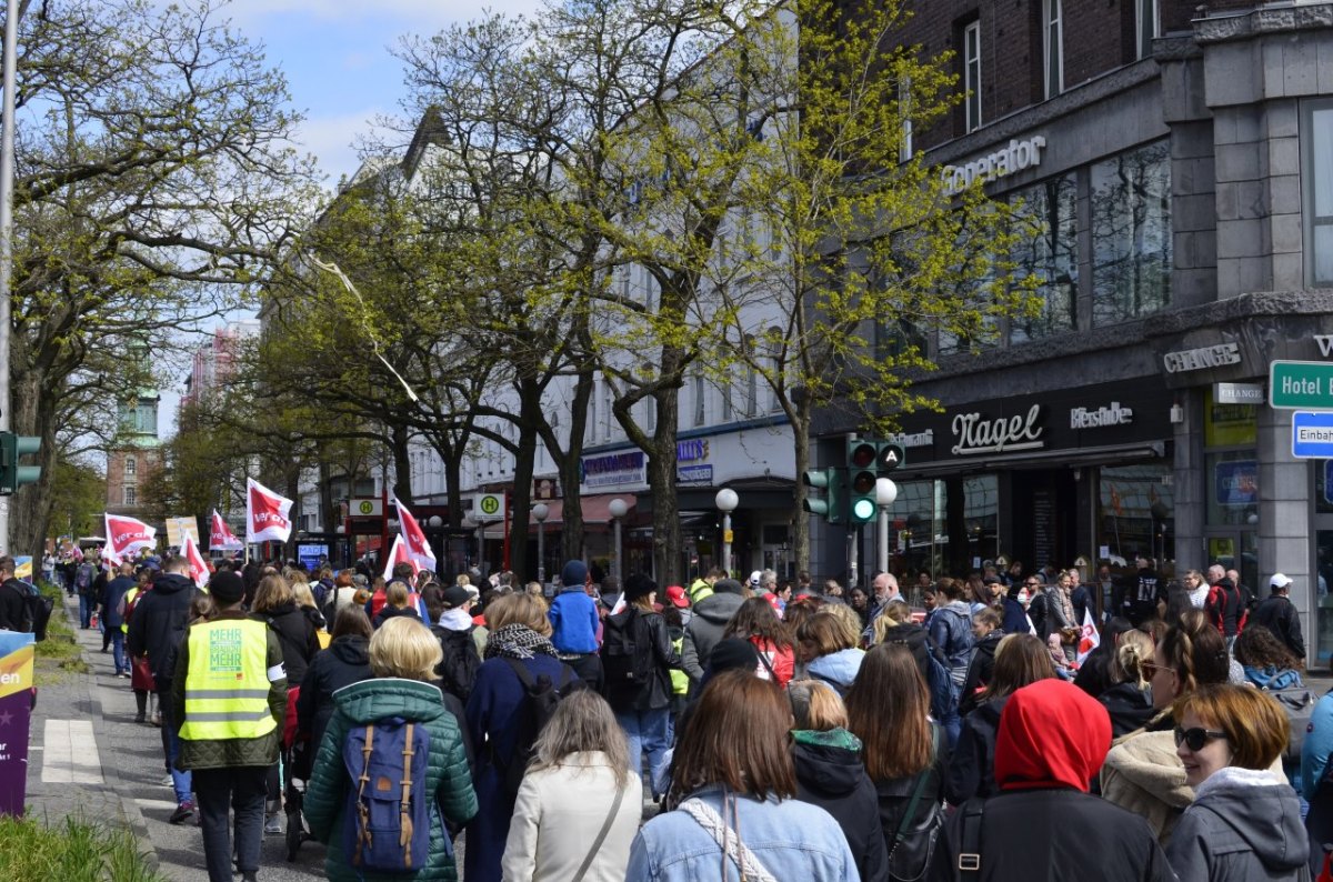 Hamburg Streik Verdi