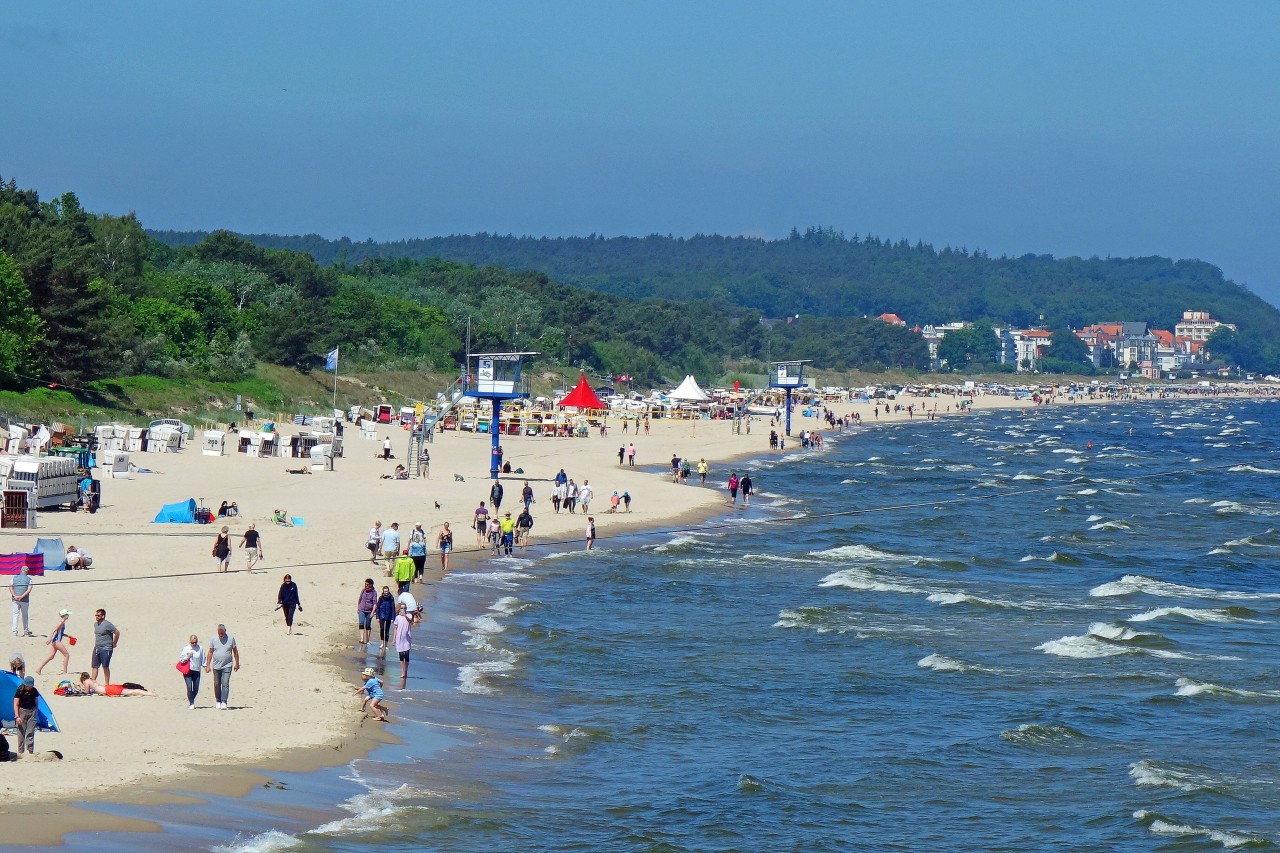 Die Strände an Nordsee und Ostsee könnten am Wochenende voll werden... 