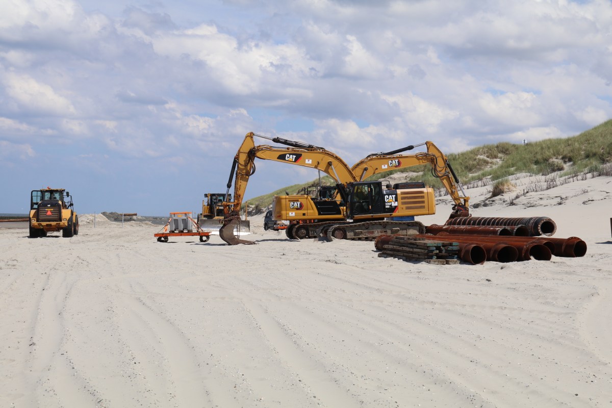 Bagger auf Norderney