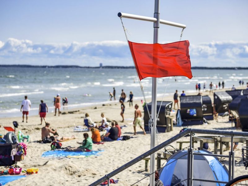 Ostsee Rote Fahne