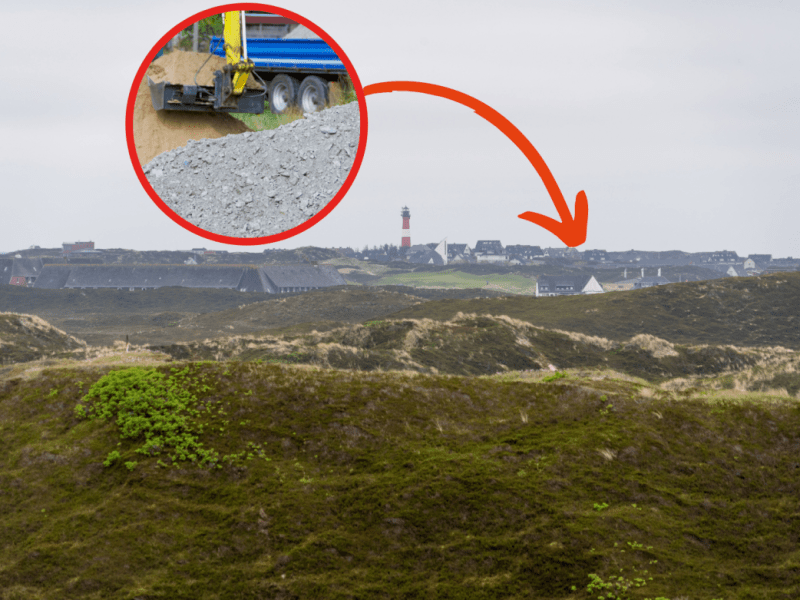Sylt Hörnum Bauarbeiten