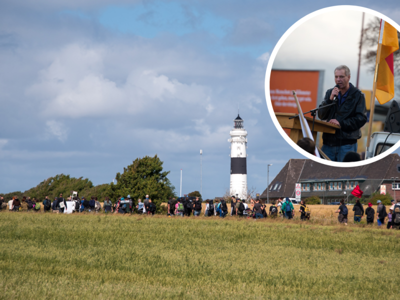 Sylt Demonstration die rechte