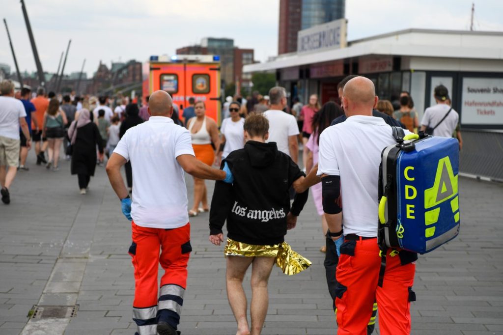 Rettungseinsatz Hamburg Elbe