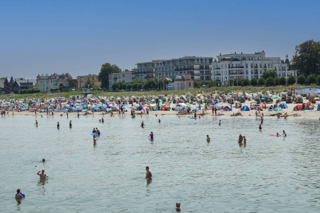 Ostsee Badeurlauber