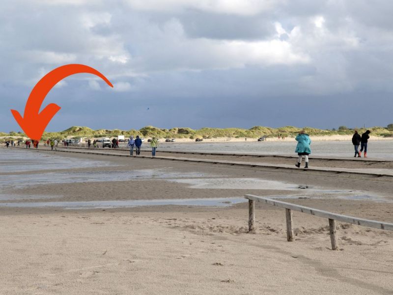 Steg am Strand von SPO