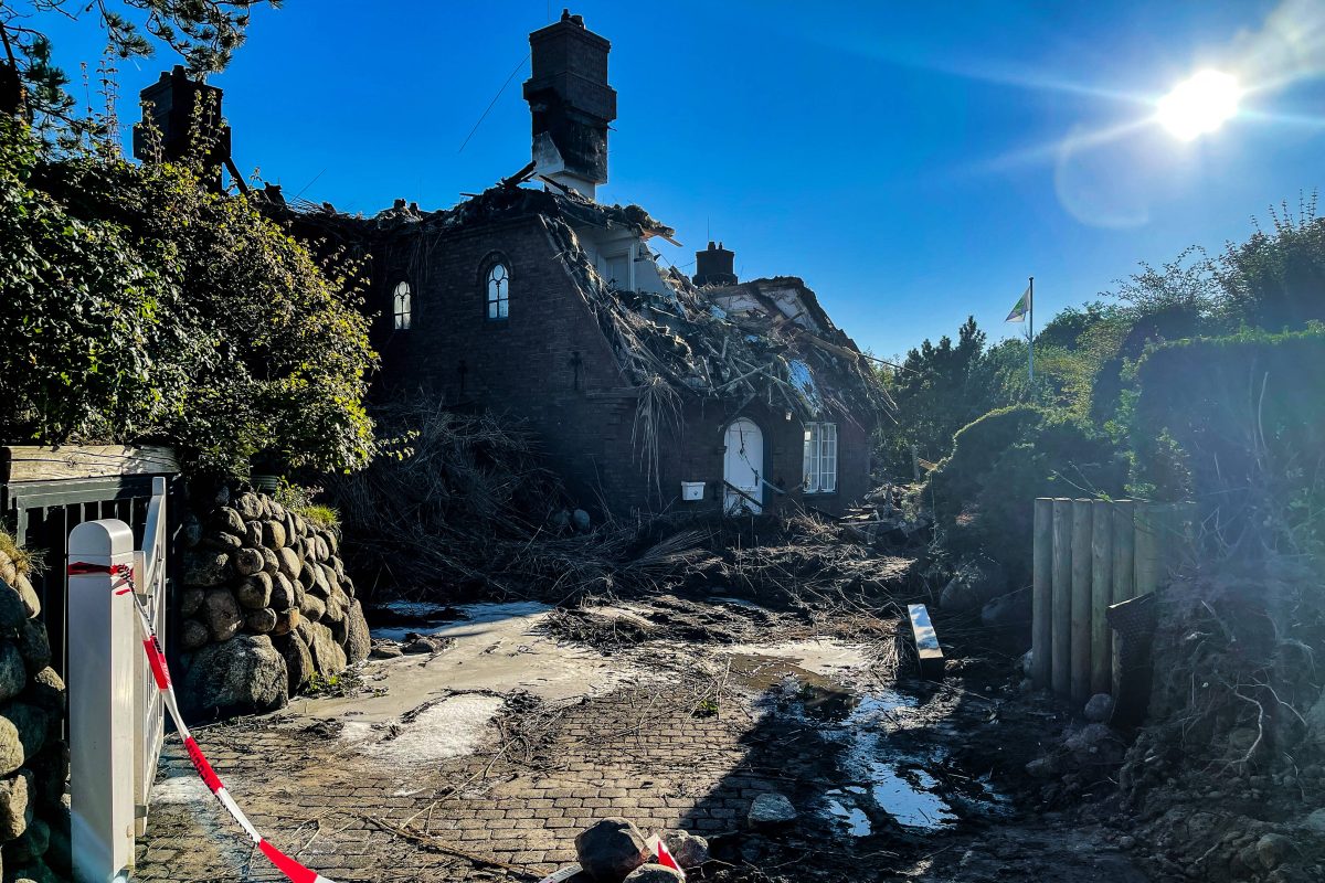 Das Haus auf Sylt wurde vÃ¶llig zerstÃ¶rt