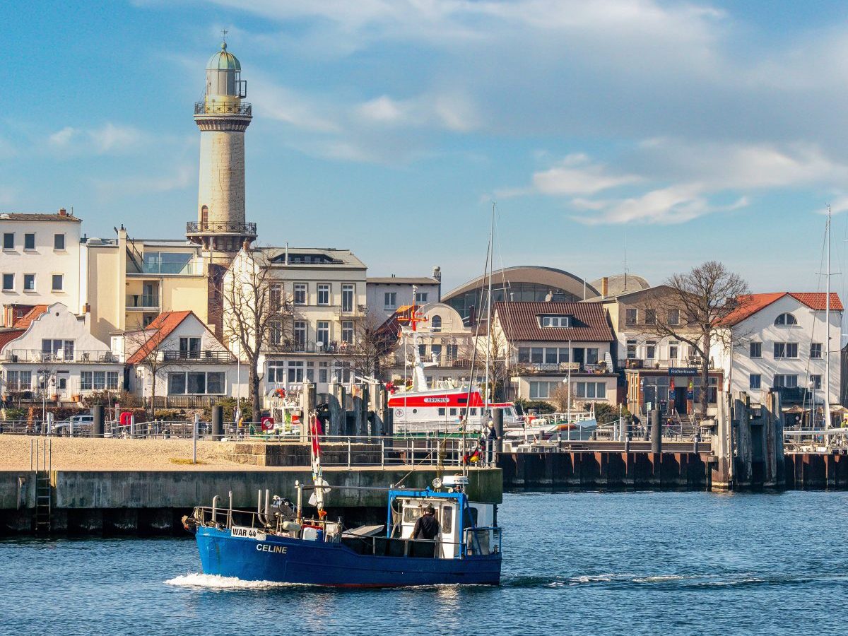 Fischer an der Ostsee, hier in Warnemünde