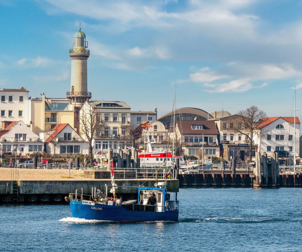 Fischer an der Ostsee, hier in Warnemünde