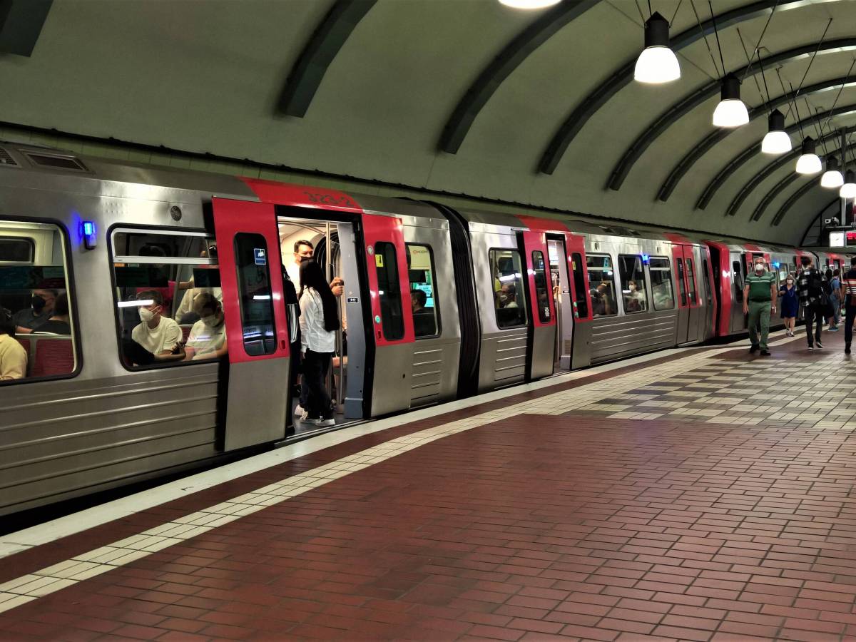 U Bahn in Hamburg